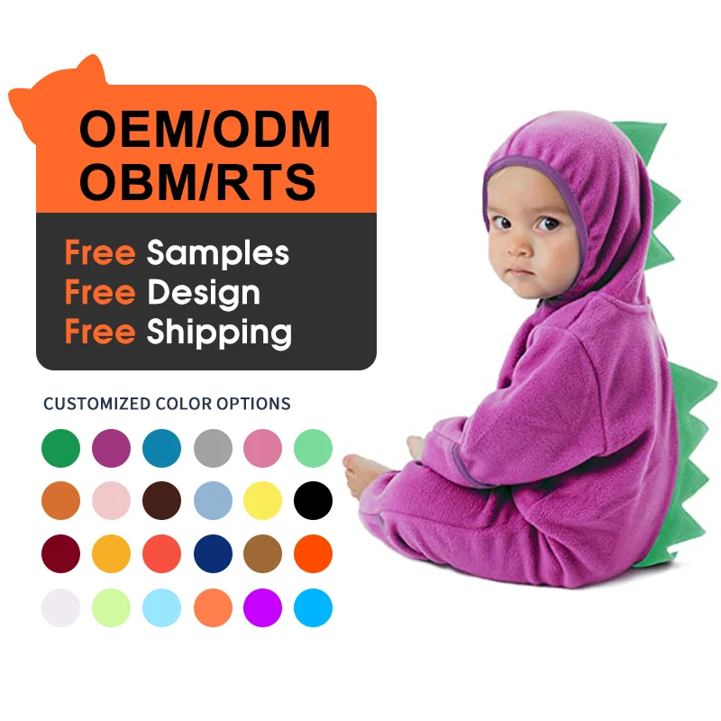 OA Pay Free Sample Shipping Fleece Baby Bodysuit Infant Pajamas Dinosaur Kids Hooded Romper Outerwear Toddler baby boys' rompers, Picture
OA Pay Free Sample Shipping Fleece Baby Bodysuit Infant Pajamas Dinosaur Kids Hooded Romper Outerwear Toddler baby boys' rompers, Picture