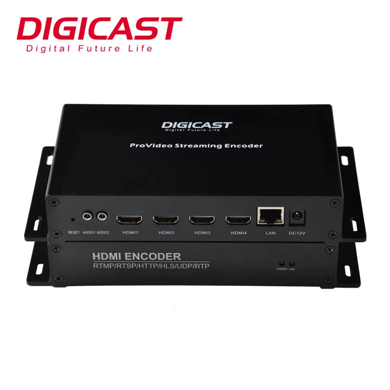 High Quality HD ENCODER VIDEO Digicast H265 Encoder Digital TV Broadcast IPTV 1080P Encoder
High Quality HD ENCODER VIDEO Digicast H265 Encoder Digital TV Broadcast IPTV 1080P Encoder