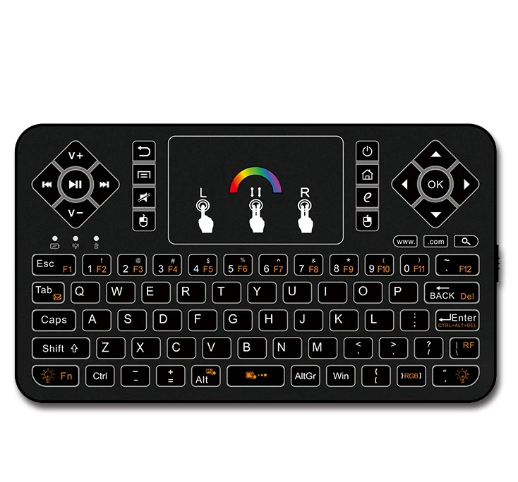 100% Original Brand Q9 Colorful Version keyboard for android tv box with mini wireless air mouse 2.4G touchpad, Black
100% Original Brand Q9 Colorful Version keyboard for android tv box with mini wireless air mouse 2.4G touchpad, Black