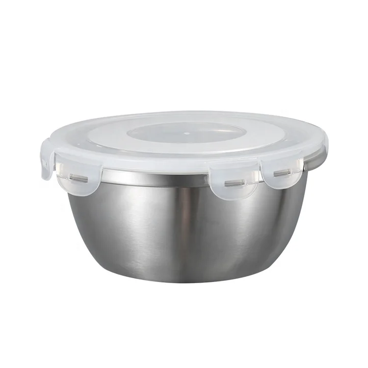 Hot sale kitchen colorful serving chinese soup salad mixing bowl stainless steel mixing bowl and spoon set with lid lid
Hot sale kitchen colorful serving chinese soup salad mixing bowl stainless steel mixing bowl and spoon set with lid lid