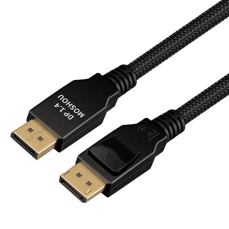 DP 1.4 DP 1.2 Cables Support 8K@60Hz 4K@144 Display Stream Compression 32.4Gbps 32 bit HDR For Video PC Laptop TV Cable
DP 1.4 DP 1.2 Cables Support 8K@60Hz 4K@144 Display Stream Compression 32.4Gbps 32 bit HDR For Video PC Laptop TV Cable
