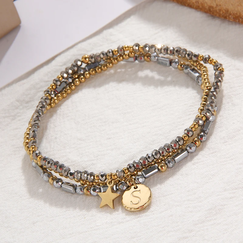 Guangdu Gold Plated Stainless Steel Bracelet For Women Bracelet Accessories Star Pendant Adjustable Jewelry Designer Bracelet
Guangdu Gold Plated Stainless Steel Bracelet For Women Bracelet Accessories Star Pendant Adjustable Jewelry Designer Bracelet