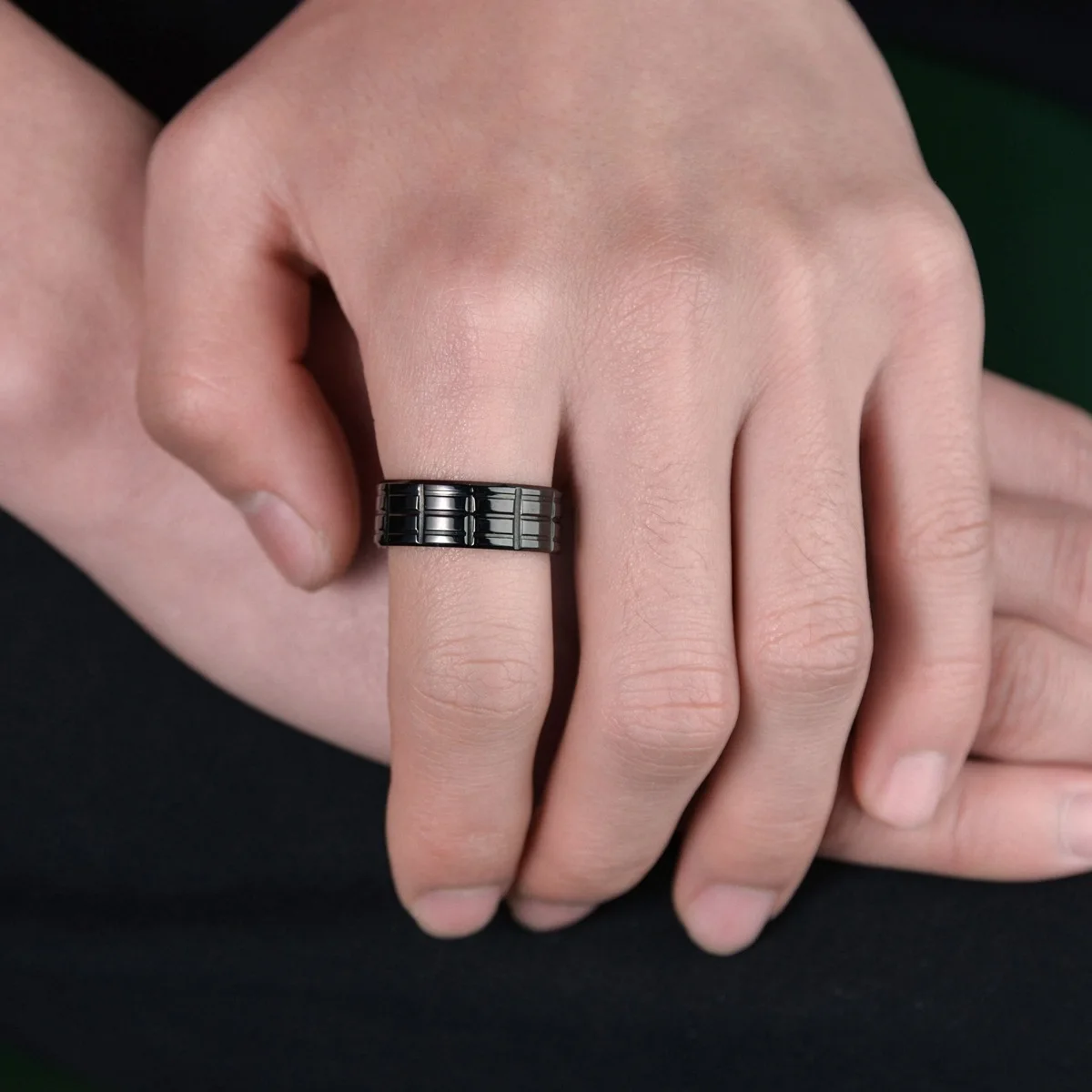 POENNIS Trending Men Jewelry Black Frosted Spinner Finger Ring Statement Stainless Steel Colorful Rings, Gold,silver,rose gold,black,blue
POENNIS Trending Men Jewelry Black Frosted Spinner Finger Ring Statement Stainless Steel Colorful Rings, Gold,silver,rose gold,black,blue