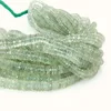 Natural Gemstone Green Amethyst Tyre Shape wheel Beads for Jewelry Making