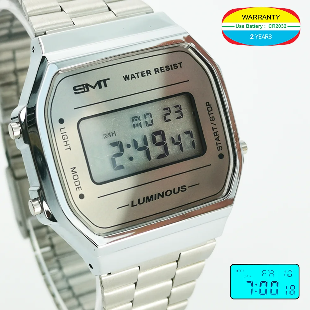 Model 168 Alloy Case Digital Watch Man Sport Digital Watch Waterproof Digital Wristwatch Custom Vintage Digital Watch
Model 168 Alloy Case Digital Watch Man Sport Digital Watch Waterproof Digital Wristwatch Custom Vintage Digital Watch