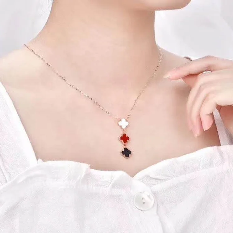 Hot Sale Design Jewelry 925 Sterling Silver Four Leaf Clover Pendant Necklace Chain Necklaces
Hot Sale Design Jewelry 925 Sterling Silver Four Leaf Clover Pendant Necklace Chain Necklaces