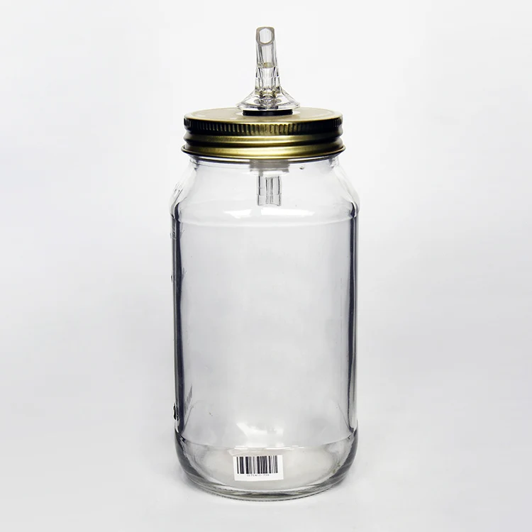Food Grade 750ml Bottle 25oz Glass Moonshine Square Mason Jars With Free Flow Pourer Spout Lid, White,gold,black,silver,copper
Food Grade 750ml Bottle 25oz Glass Moonshine Square Mason Jars With Free Flow Pourer Spout Lid, White,gold,black,silver,copper
