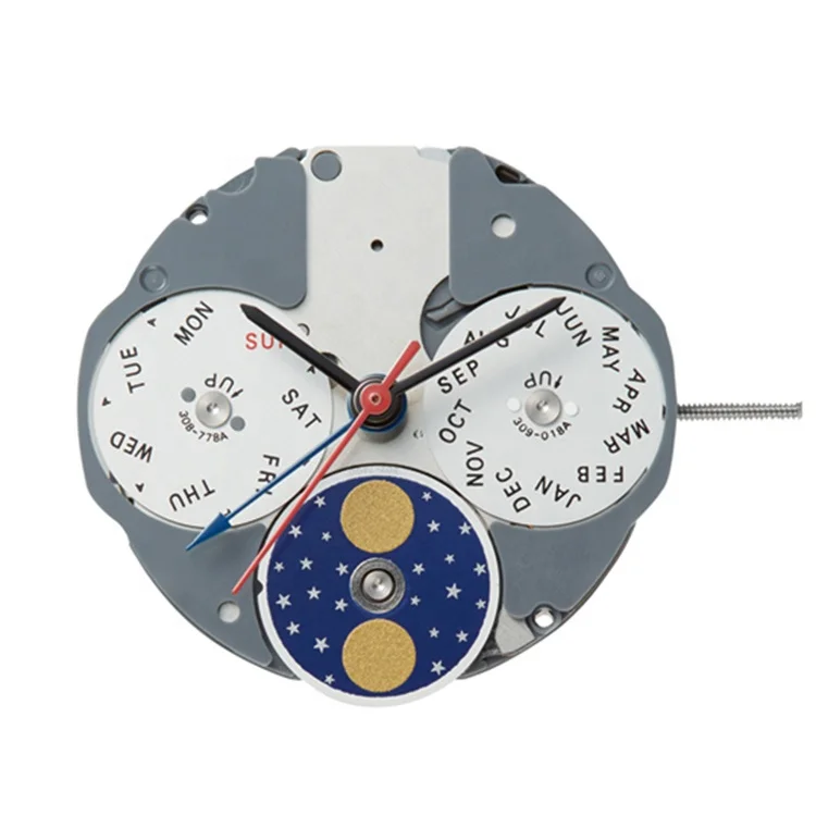 Watch Movement 6P80 Quartz Movement Overall Height 6.0 mm Watch Part of Movement, Silver
Watch Movement 6P80 Quartz Movement Overall Height 6.0 mm Watch Part of Movement, Silver