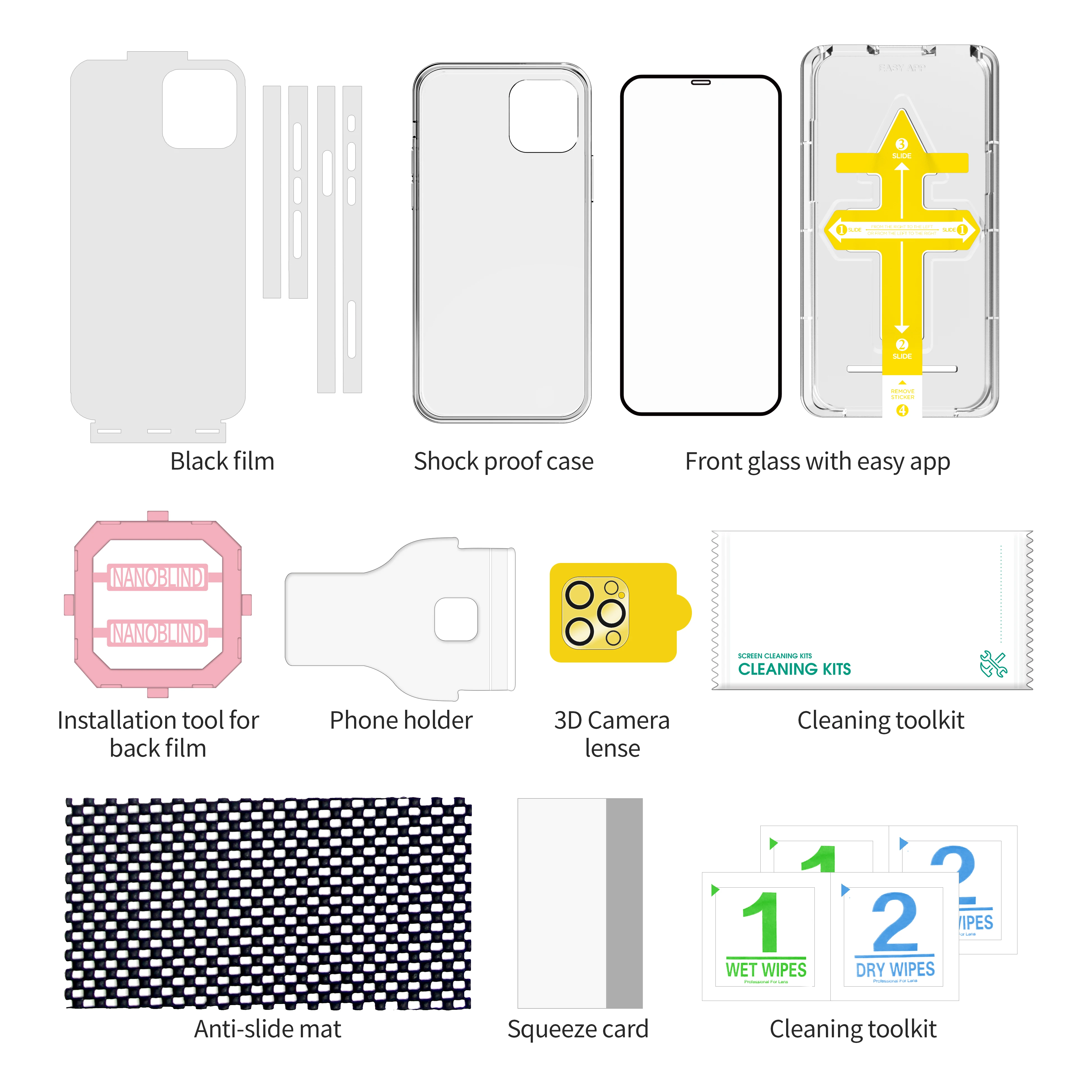 Drop Shipping Camera Protector Glass with Metal Lens Protection Film for iPhone 12 Pro Max 11 Pro Full Cover 2 in 1 Case Camera, Black
Drop Shipping Camera Protector Glass with Metal Lens Protection Film for iPhone 12 Pro Max 11 Pro Full Cover 2 in 1 Case Camera, Black