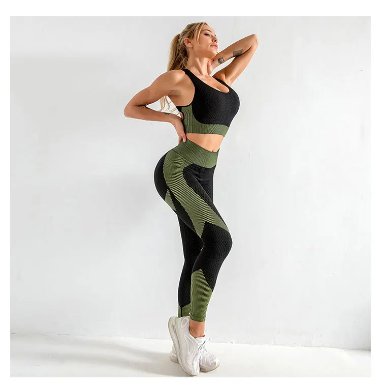 Women's Gym Yoga Pants High Waisted Workout Fitness Sports Bra And Legging Sets, 2 colors
Women's Gym Yoga Pants High Waisted Workout Fitness Sports Bra And Legging Sets, 2 colors