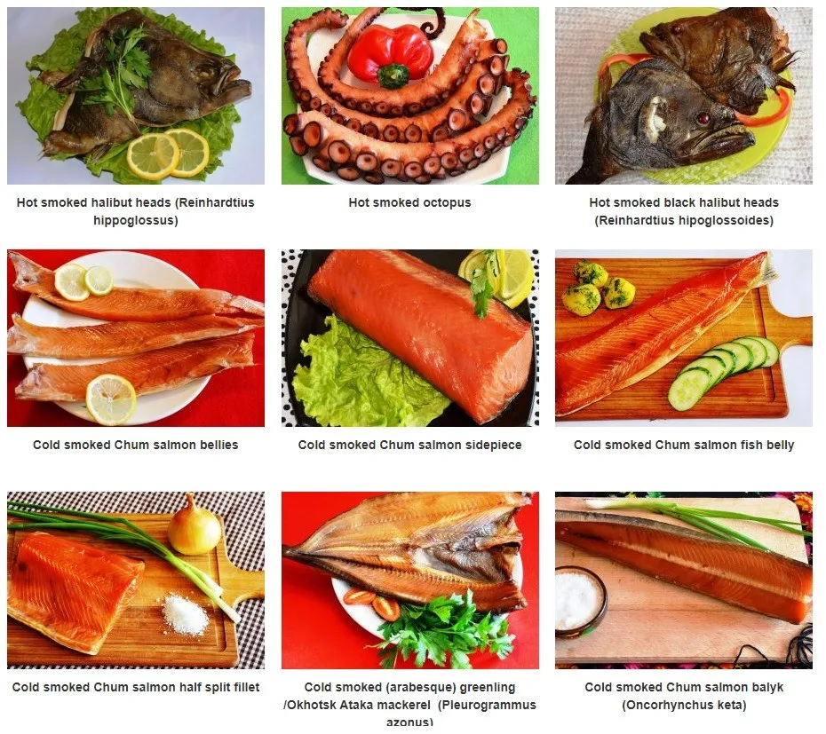 good quality hot smoked fish and seafood