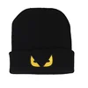 Most popular logo customized printed unique design black beanie hat men s embroidery winter hats