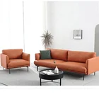 (SP-SF201) Comfortable leather furniture sets living room sofas
