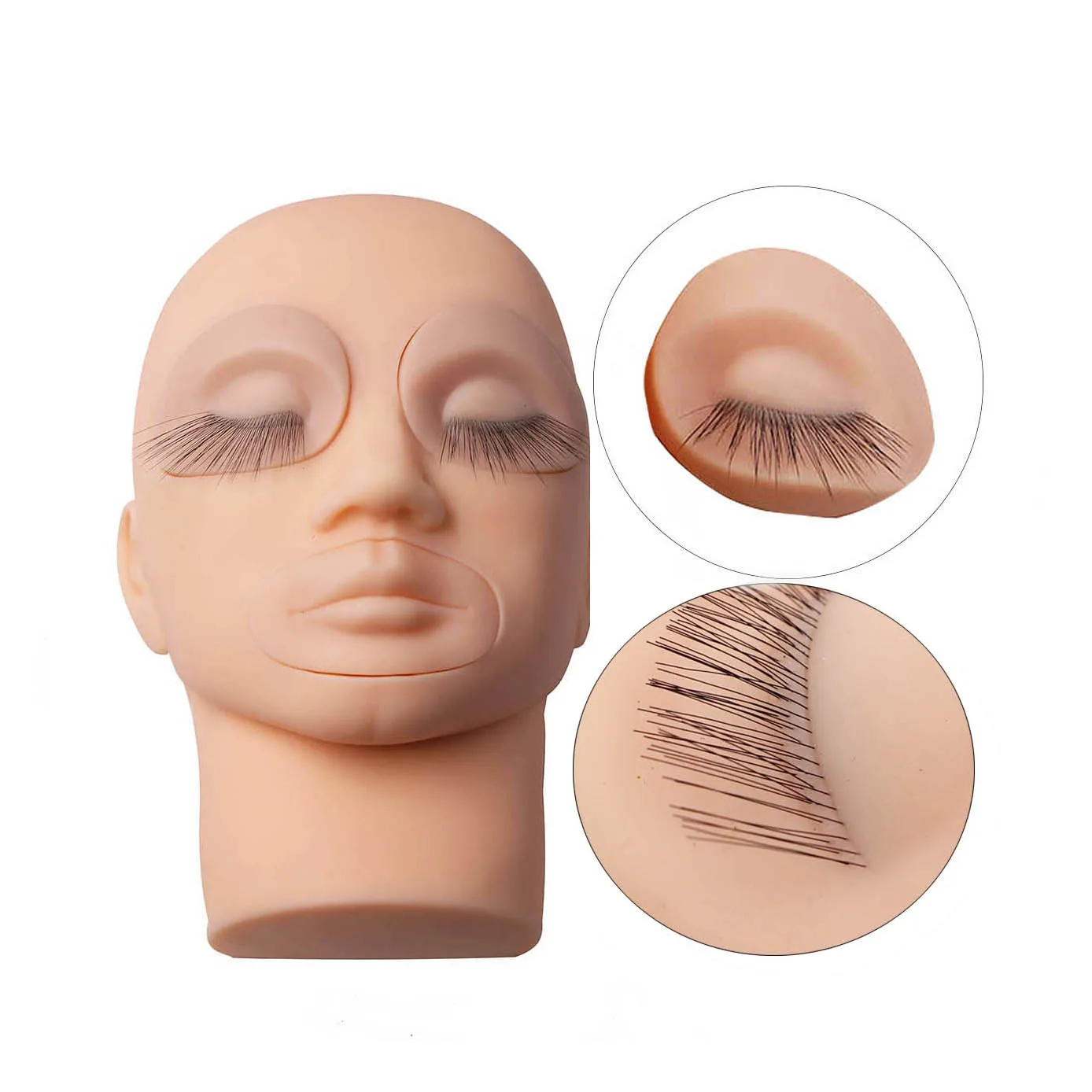 New Arrival Practice Mannequin Head Without Practice Eyelash Training Mannequin Head
New Arrival Practice Mannequin Head Without Practice Eyelash Training Mannequin Head