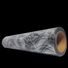 Sparkling Hot Fix Flower Printing Metallic Heat Transfer Laser Cut Vinyl For Clothing