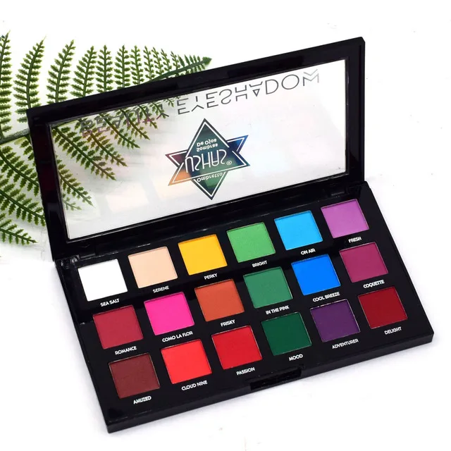 Best Selling 18 Colors Bright Color Matte Private Label Customized High Pigment Eyeshadow Palette
Best Selling 18 Colors Bright Color Matte Private Label Customized High Pigment Eyeshadow Palette