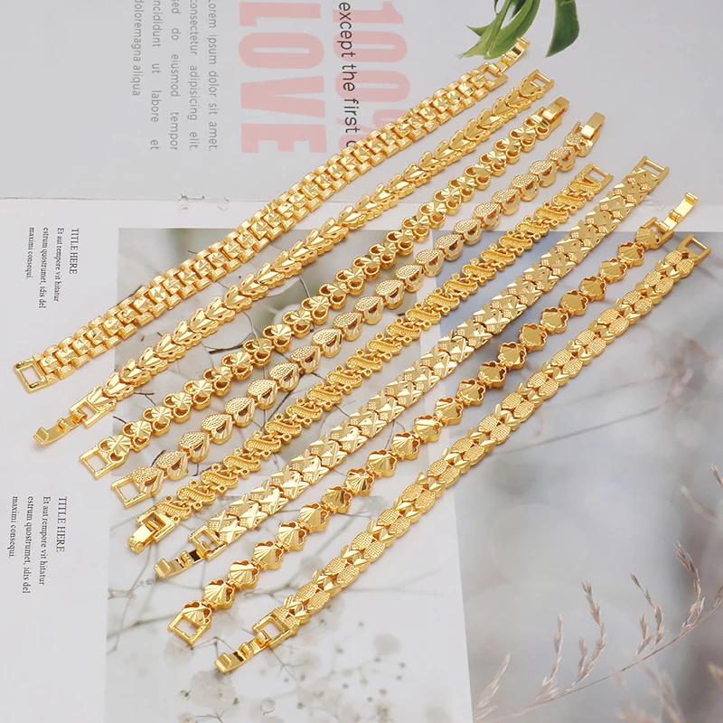 gold bracelet latest designs 24 k bracelet bangles gold plated, gold jewelry wholesale, Picture
gold bracelet latest designs 24 k bracelet bangles gold plated, gold jewelry wholesale, Picture
