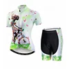Assorted Designs Sublimation Custom Made Ladies wear cycling Shirts Shorts and Bib Shorts