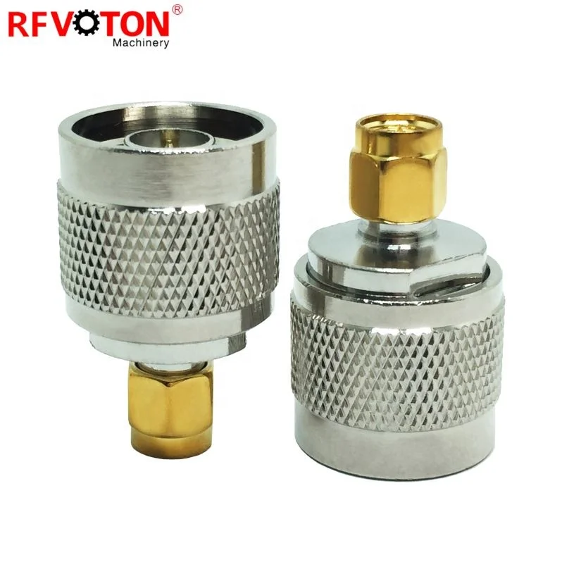 

Rf adaptor sma types male to n male plug rf coaxial connector adapter