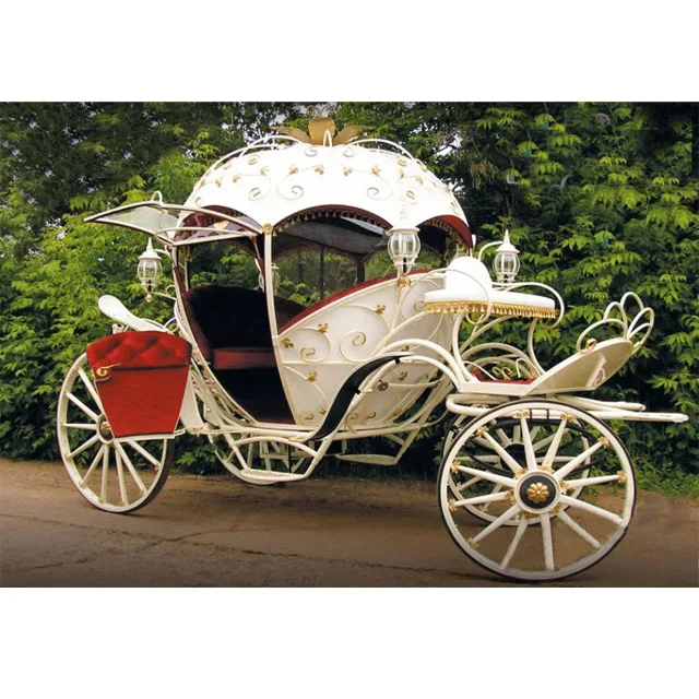 الفاخرة زفاف الأميرة سندريلا النقل/عربة أعلى سندريلا عربة حصان لحفلات الزفاف جديد الزفاف سندريلا النقل