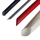 High Voltage Insulating Sleeve Silicon Rubber Fiber Glass Tube Electrical Insulation Materials Silicone Coated Sleeving