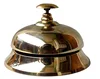 Brass Hotel Counter Bell, Officer call bell Ornate Brass Hotel Counter Bell Desk Bell Service Bell for Hotels, Schools