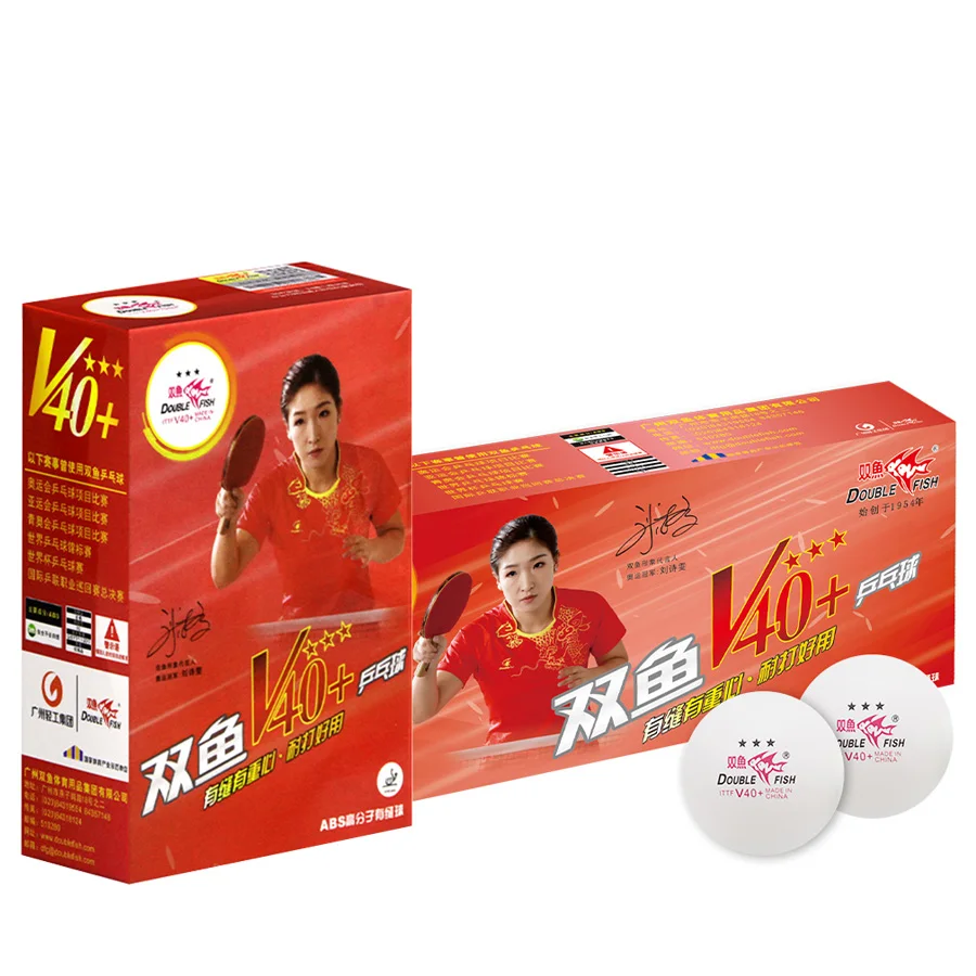 Trail order low MOQ championship standard double fish plastic ABS 3 star balls Table tennis equipment table tennis balls
Trail order low MOQ championship standard double fish plastic ABS 3 star balls Table tennis equipment table tennis balls