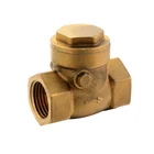 DN15 DN20 DN25 Swing Check Valve Female Thread Brass Non-return One-Way Check Valve Prevent Water Backflowing Tool