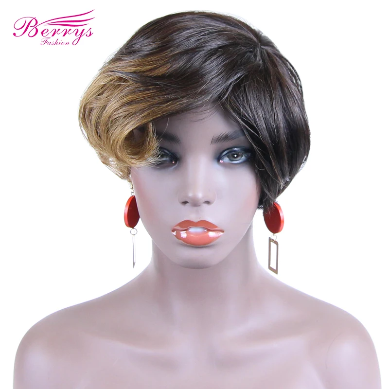 New Style Human Hair Non Lace Wigs 6Inch Ombre 27 Color Pixie Machine Made Wigs Short Pixie Cut Wigs For Black Women
New Style Human Hair Non Lace Wigs 6Inch Ombre 27 Color Pixie Machine Made Wigs Short Pixie Cut Wigs For Black Women