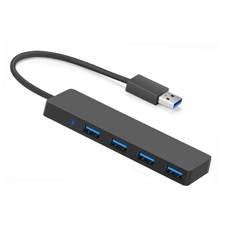 USB 3.0 Hub 4-Port High-Speed USB Splitter Portable Extension Data Hub Compatible with Mac Pro/mini, Surface Pro, XPS, NoteBook
USB 3.0 Hub 4-Port High-Speed USB Splitter Portable Extension Data Hub Compatible with Mac Pro/mini, Surface Pro, XPS, NoteBook