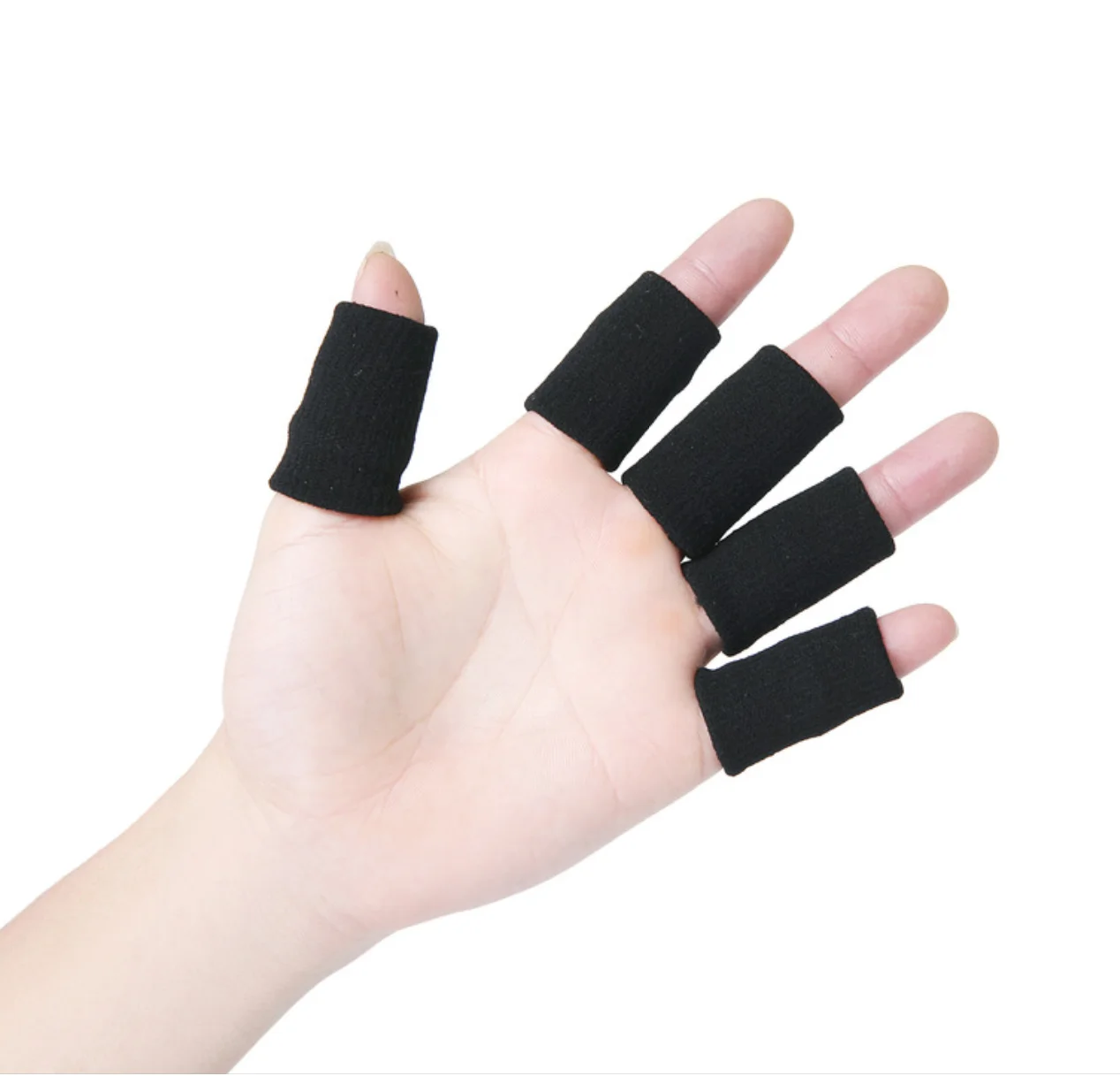10PCS/set Factory Price Durable Polyester cotton Elasticity Finger Support Anti-slip Finger Sleeve Protector for Sports
10PCS/set Factory Price Durable Polyester cotton Elasticity Finger Support Anti-slip Finger Sleeve Protector for Sports