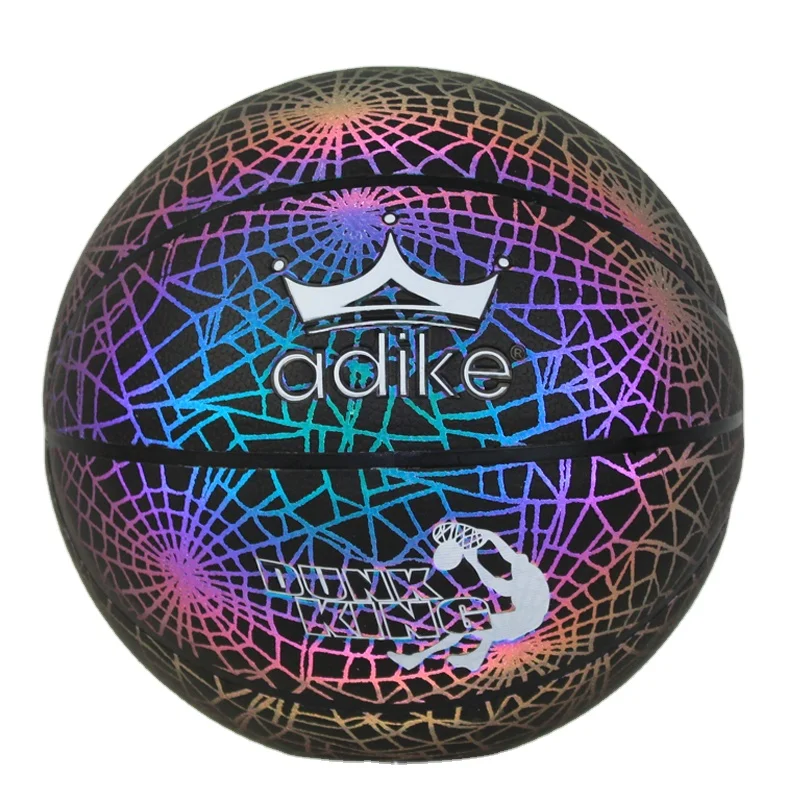 adike baloncesto bolas de basquete basket glowing reflective night training holographic ball basketball basketball ball, Custom personality color
adike baloncesto bolas de basquete basket glowing reflective night training holographic ball basketball basketball ball, Custom personality color
