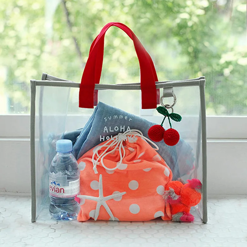 Big Capacity Beach Bag,Lady Clear PVC Shoulder Bag,Summer clear PVC beach bag, Transparent
Big Capacity Beach Bag,Lady Clear PVC Shoulder Bag,Summer clear PVC beach bag, Transparent