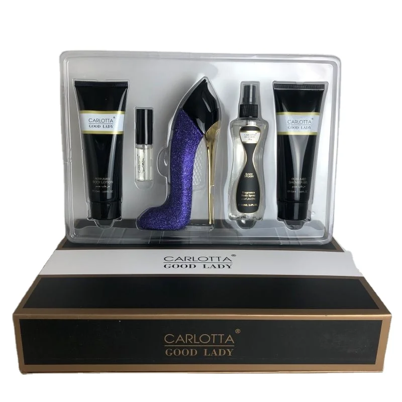 Carlotta good lady glitter design luxurious seductive fragrance mist set collection perfume
Carlotta good lady glitter design luxurious seductive fragrance mist set collection perfume