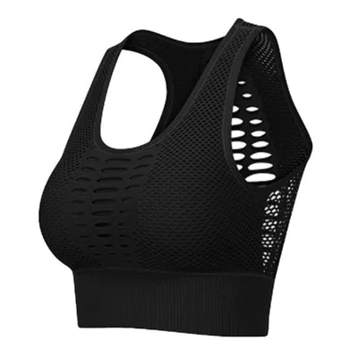 Mesh back seamless breathable underwear women's fast drying shockproof Yoga running fitness bra vest Sports Bra, 4 colors
Mesh back seamless breathable underwear women's fast drying shockproof Yoga running fitness bra vest Sports Bra, 4 colors