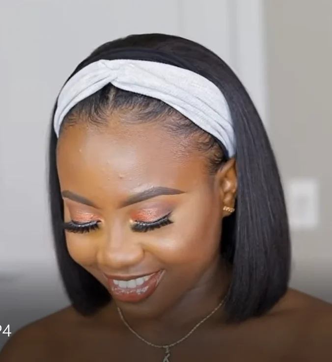 wholesale headband wigs black bobo straight hair headband wig for black women, Brown
wholesale headband wigs black bobo straight hair headband wig for black women, Brown