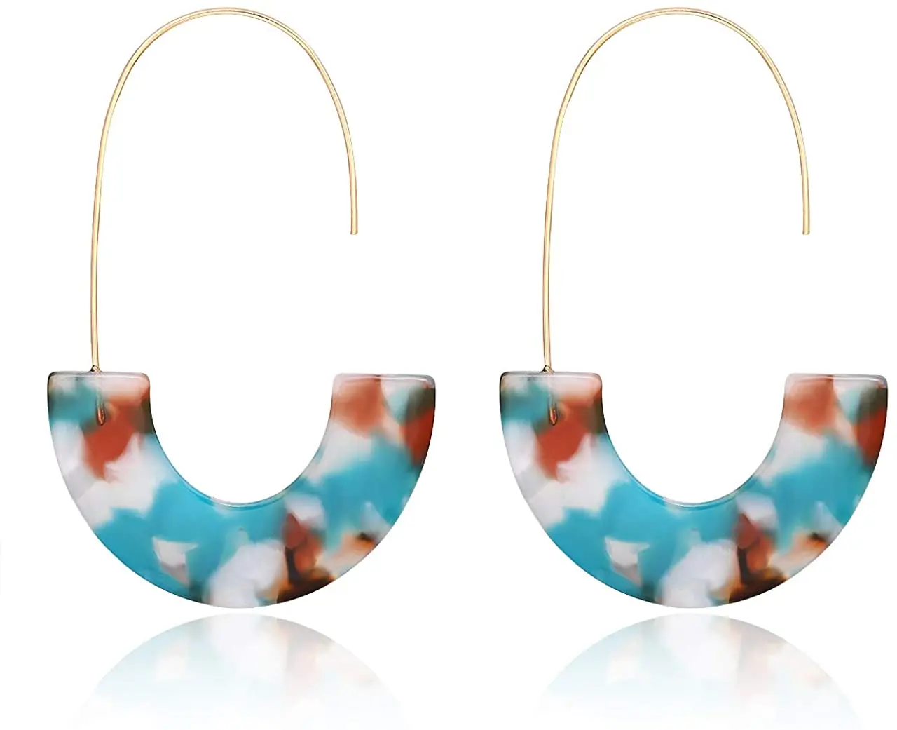 Fashionable Acrylic Jewelry Statement Tortoise Hoop Resin Earrings Fashion Jewelry Colorful Earrings for Women, Picture shows 
Fashionable Acrylic Jewelry Statement Tortoise Hoop Resin Earrings Fashion Jewelry Colorful Earrings for Women, Picture shows