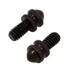 Precision machining service carton steel work knurled black oxide screws for tattoo machine