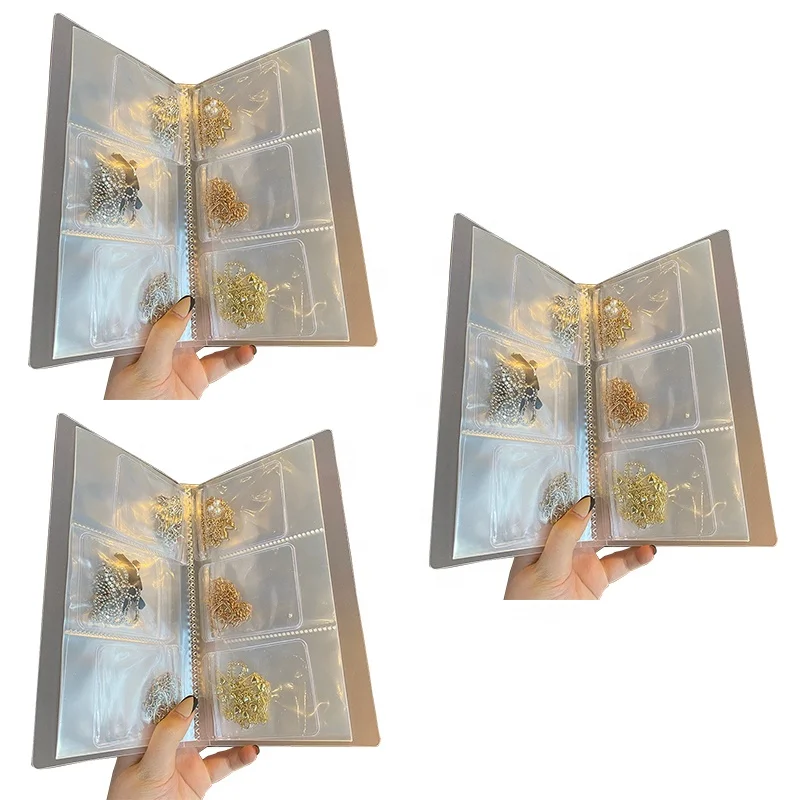 Organizer for Jewelry Book Display Books Storage Portable Transparent Jewelry Storage Book Organizer with Zipper Bags for Travel, Transparent color
Organizer for Jewelry Book Display Books Storage Portable Transparent Jewelry Storage Book Organizer with Zipper Bags for Travel, Transparent color