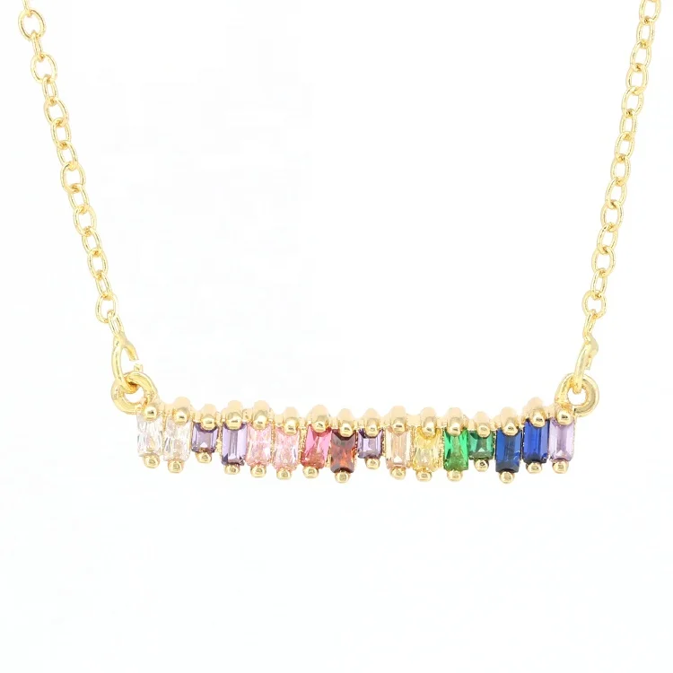 Fashion Wholesale Price Colorful Cubic Zircon Pendant Jewelry Necklace for Women Girl New Design
Fashion Wholesale Price Colorful Cubic Zircon Pendant Jewelry Necklace for Women Girl New Design