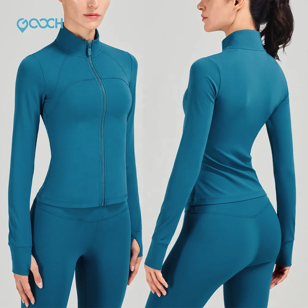 Autumn Winter alo long sleeve with zipper yoga set womens fitness jacket pants sport tracksuit running workout yoga jacket, Customized colors
Autumn Winter alo long sleeve with zipper yoga set womens fitness jacket pants sport tracksuit running workout yoga jacket, Customized colors