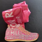 1 Mile Fun Run Finisher Awards Metal Medals Color Painting Medals
