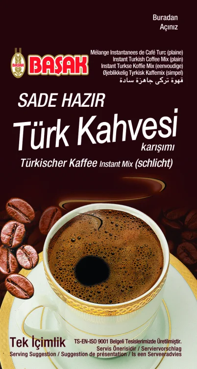 instant turkish coffee without sugar