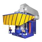 5 ton Tilting Type Medium frequency induction steel shell melting furnace melts aluminum