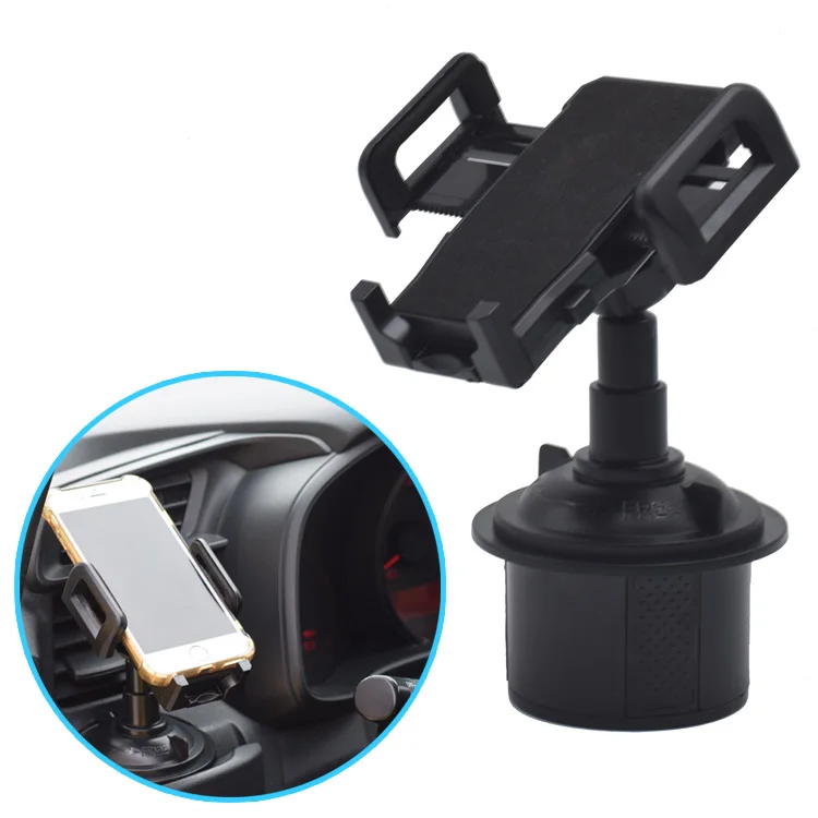 Universal ABS Plastic Car Cup Holder Phone Mount for Smart Phone, Black 
Universal ABS Plastic Car Cup Holder Phone Mount for Smart Phone, Black