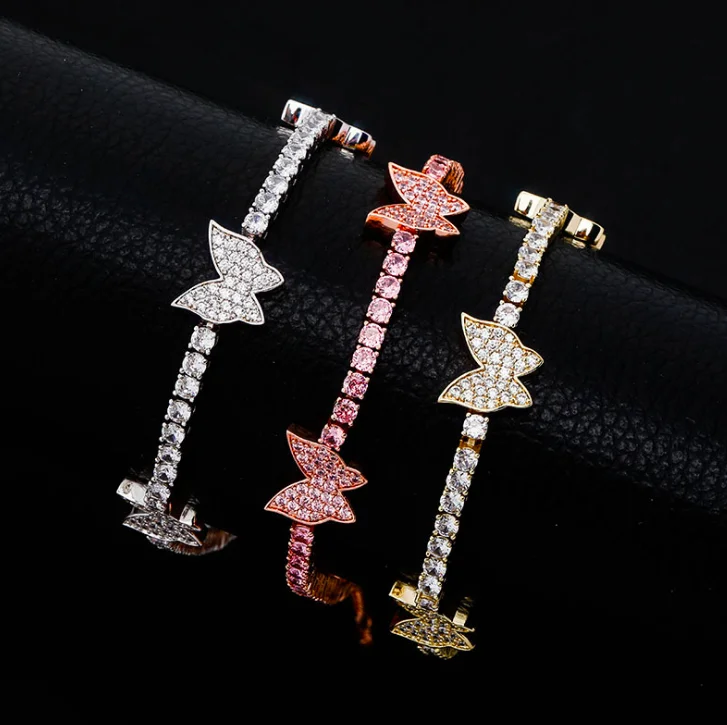jialin jewelry Summer beach chain gold plated simple ins anklet female pink butterfly 3mm tennis chain foot chain
jialin jewelry Summer beach chain gold plated simple ins anklet female pink butterfly 3mm tennis chain foot chain