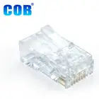 Easy Plug 2row design CAT6 CAT5E RJ45 Thru for network