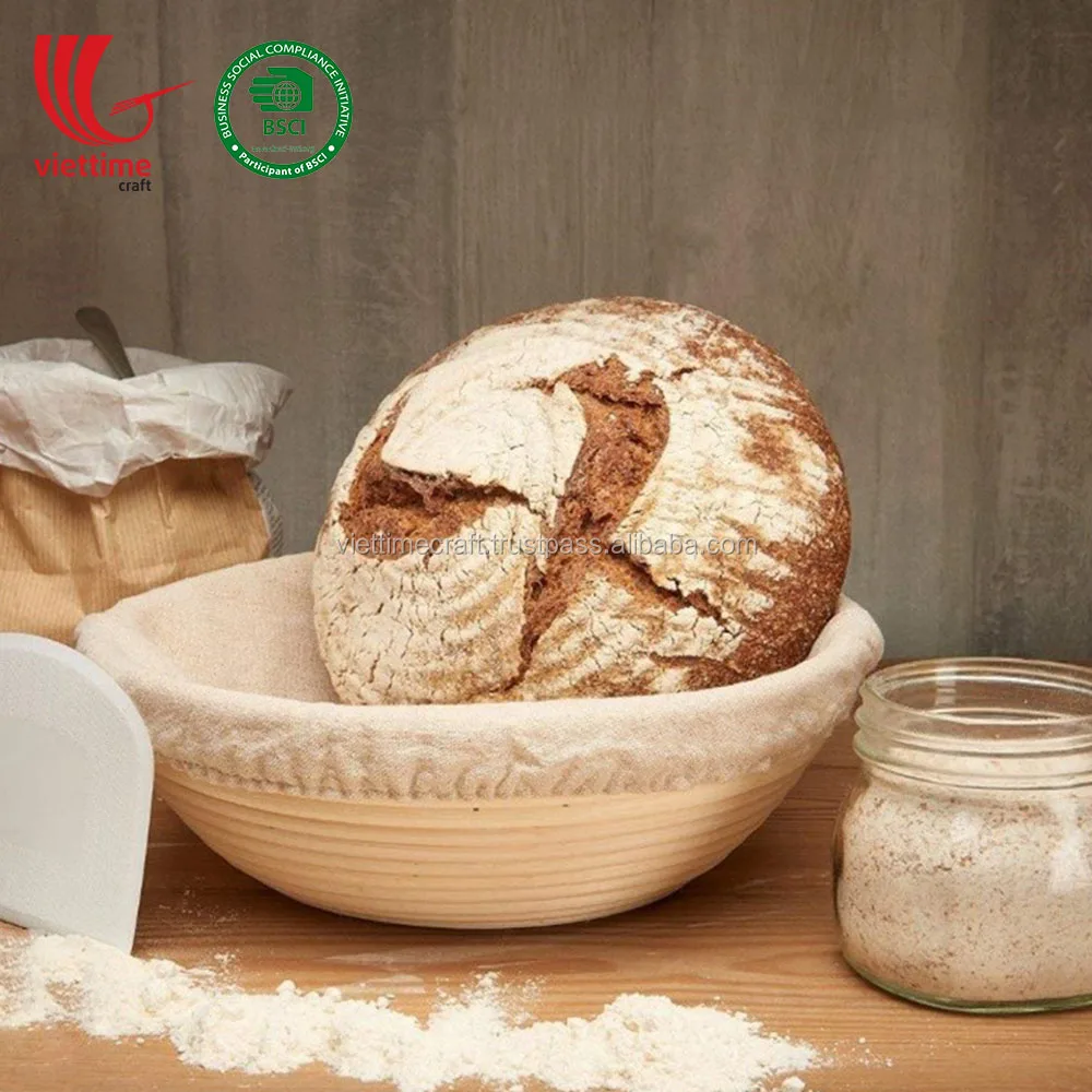 vietnamese round shaped banneton proofing basket wholesale