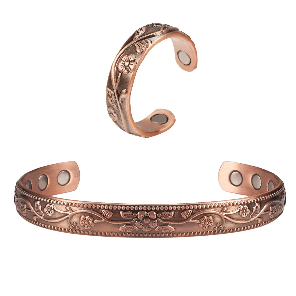 Wholesale Gold Health Magnet Energy Bio Magnetic Therapy Pure Copper Bangle Bracelet Jewelry
Wholesale Gold Health Magnet Energy Bio Magnetic Therapy Pure Copper Bangle Bracelet Jewelry