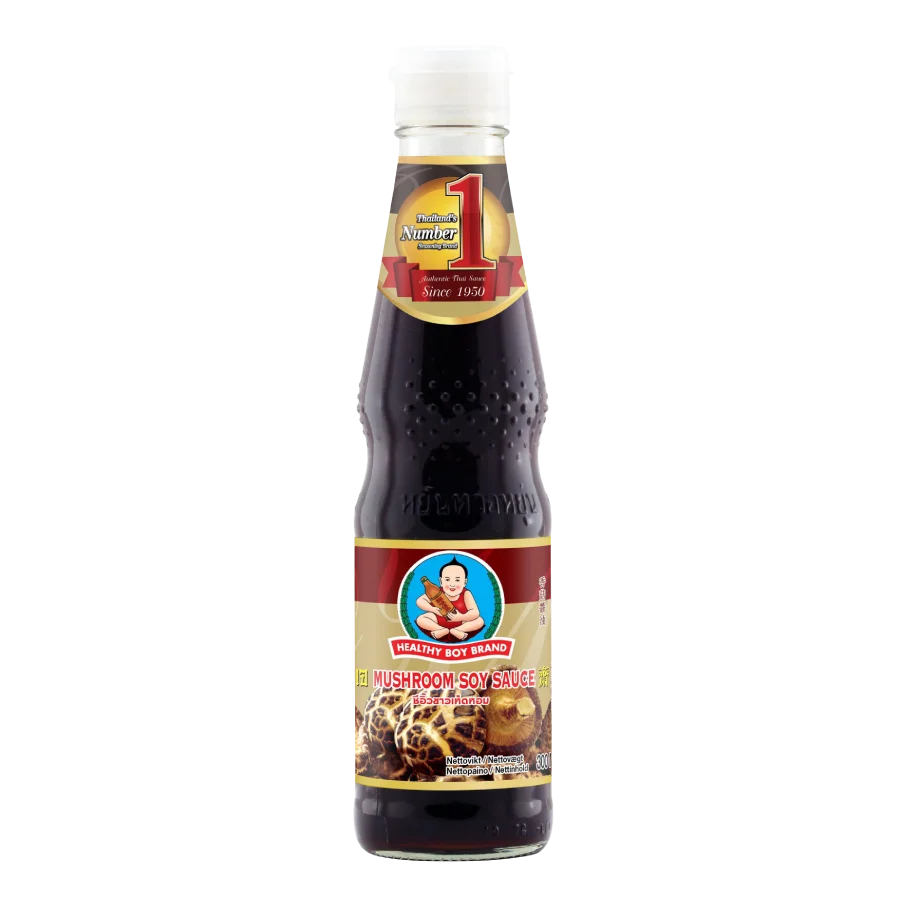 healthy boy brand - halal mushroom soy sauce 300ml